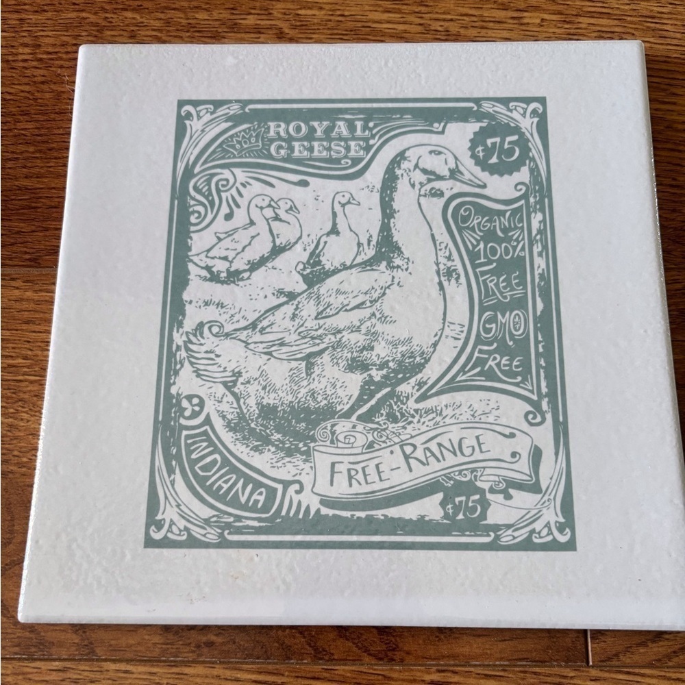 Royal Geese Ceramic Tile